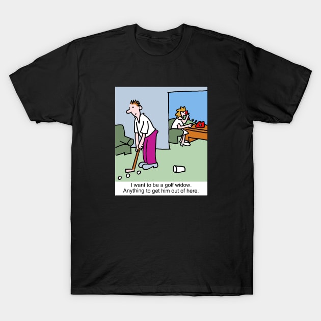 golf006 T-Shirt by Cheeky Greetings